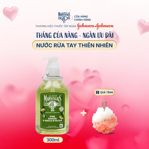 Gel Rửa Tay Le Petit Marseillais Làm Sạch & Dưỡng Da 300ml